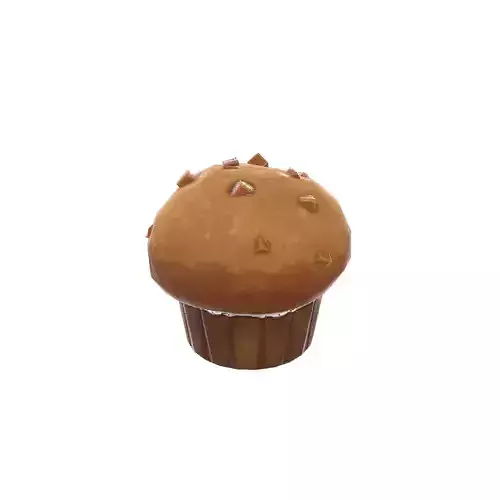 caramel muffin 3D model