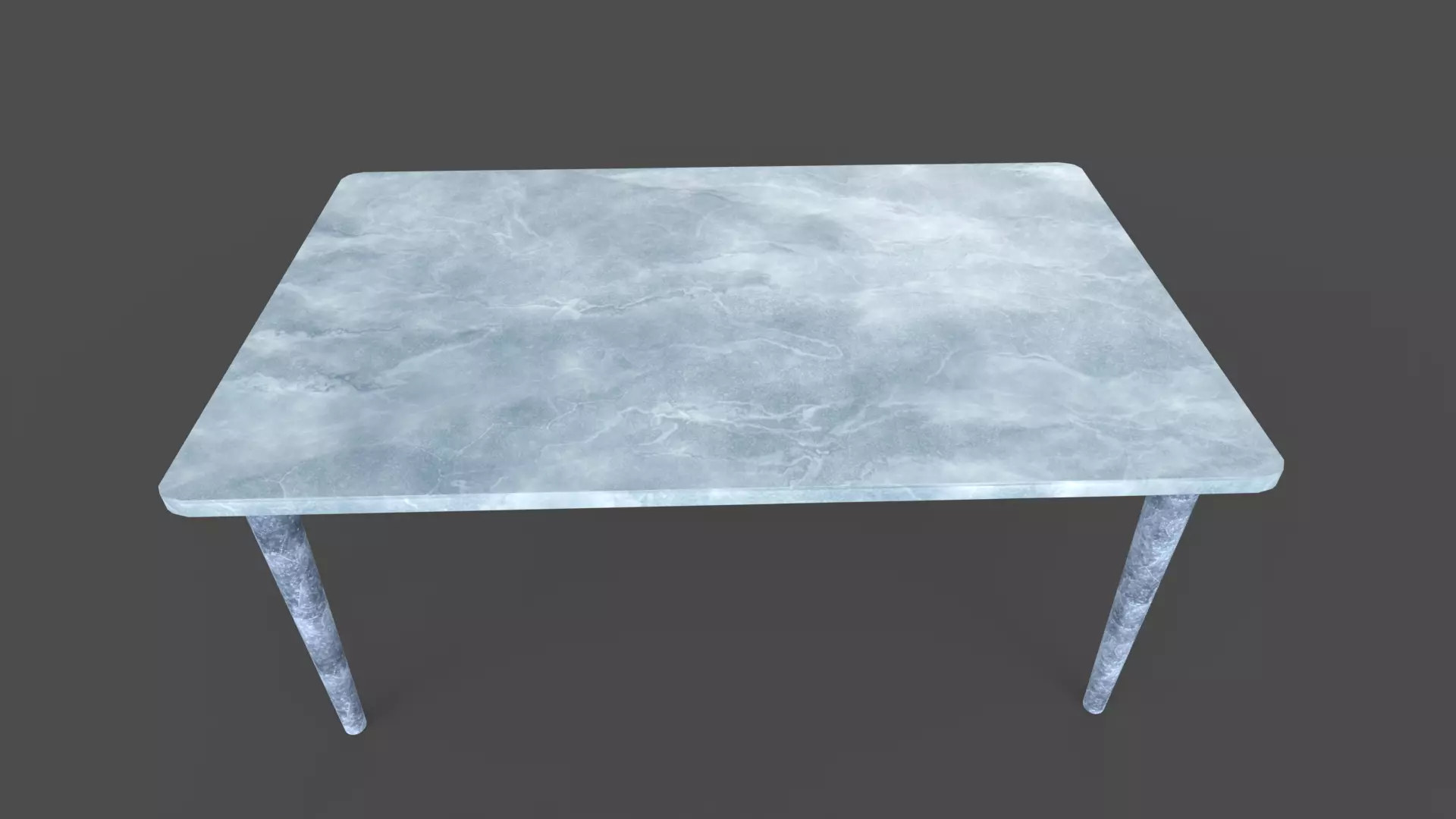 Ice Style Table Low-poly 3D model_0