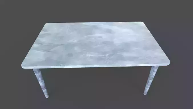 Ice Style Table Low-poly 3D model