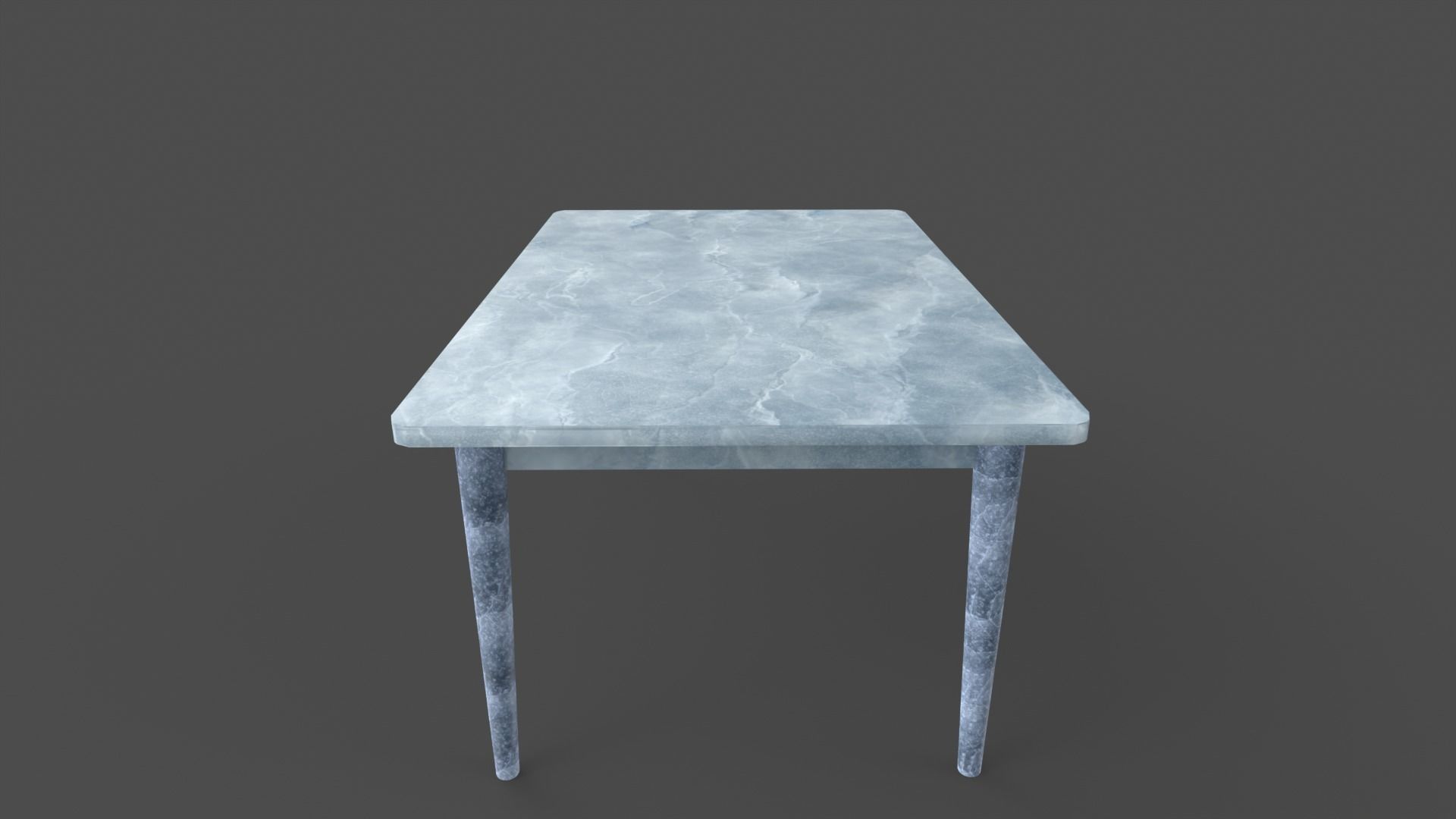 Ice Style Table Low-poly 3D model_4