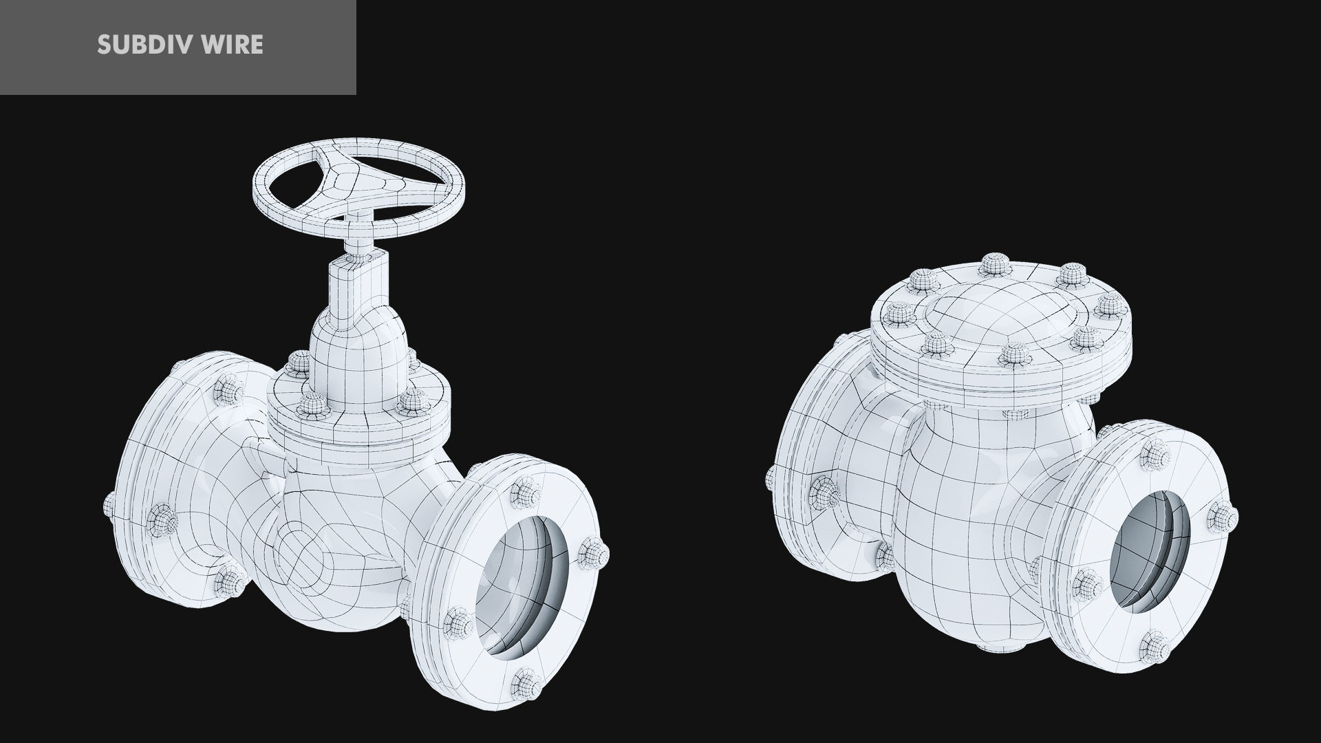 Subdiv Pipes volume 01 3D model_5