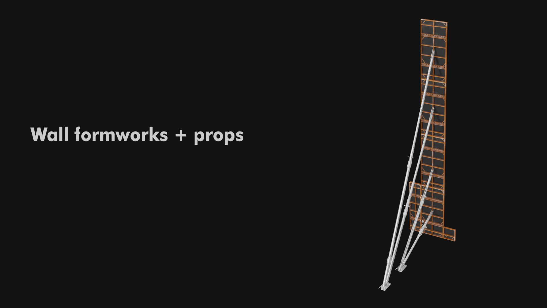 Industrial kitbash volume 01 Construction site and buildings Low-poly 3D model_3