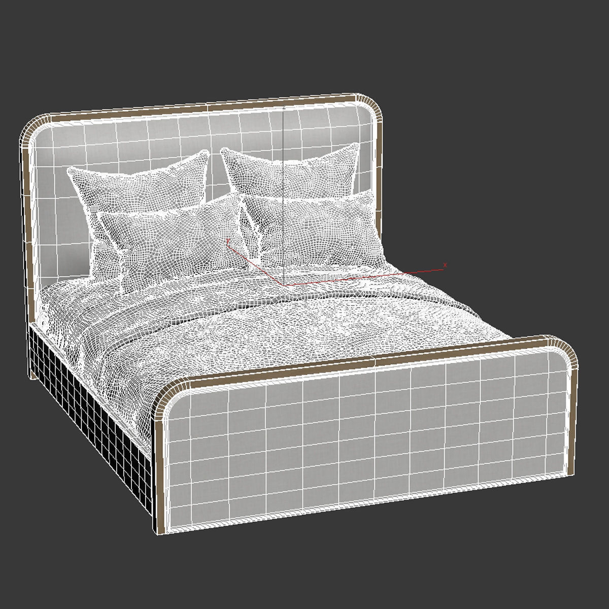 HW Home Vance bed 3D model_7