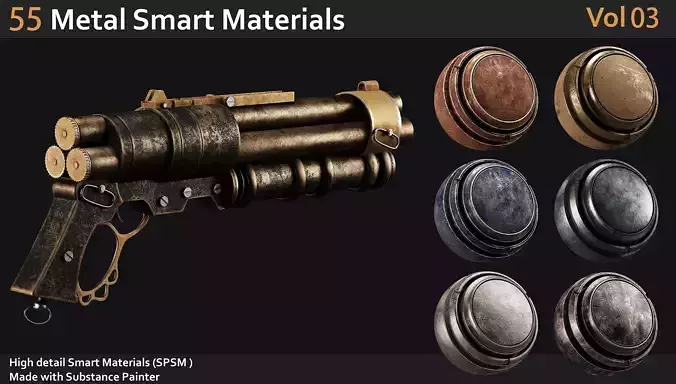 55 Metal Smart Materials Vol3 Texture