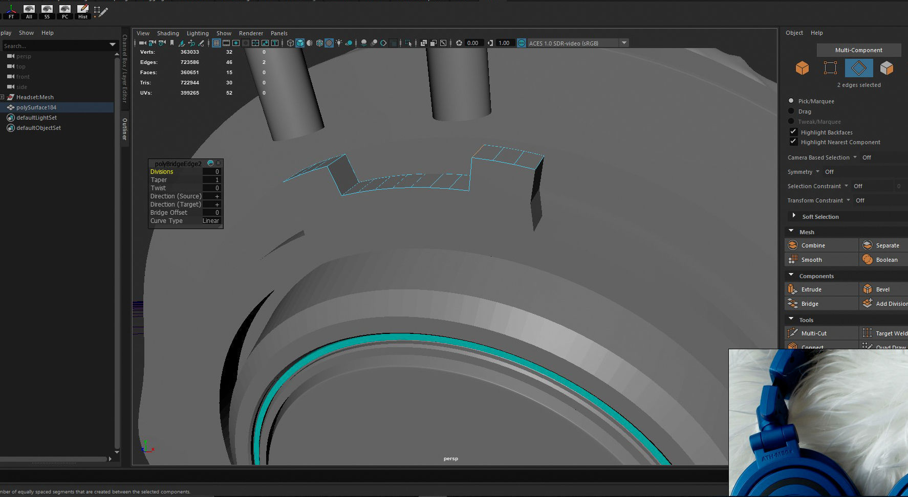 headphone design 3D model_4