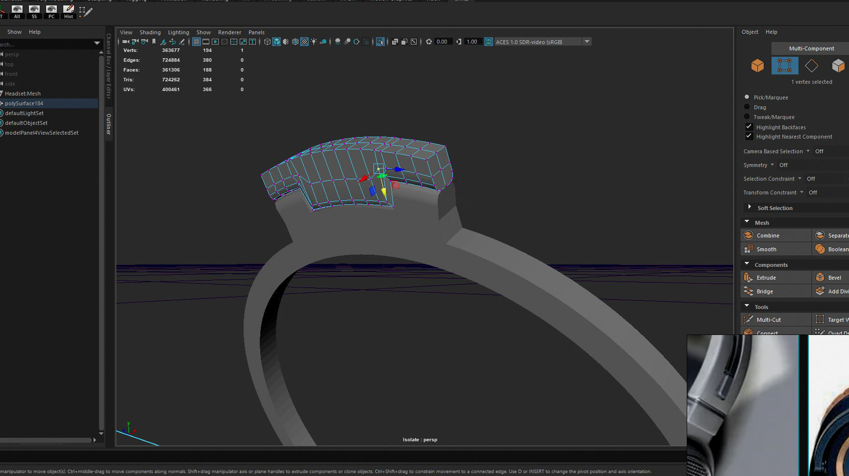 headphone design 3D model_5