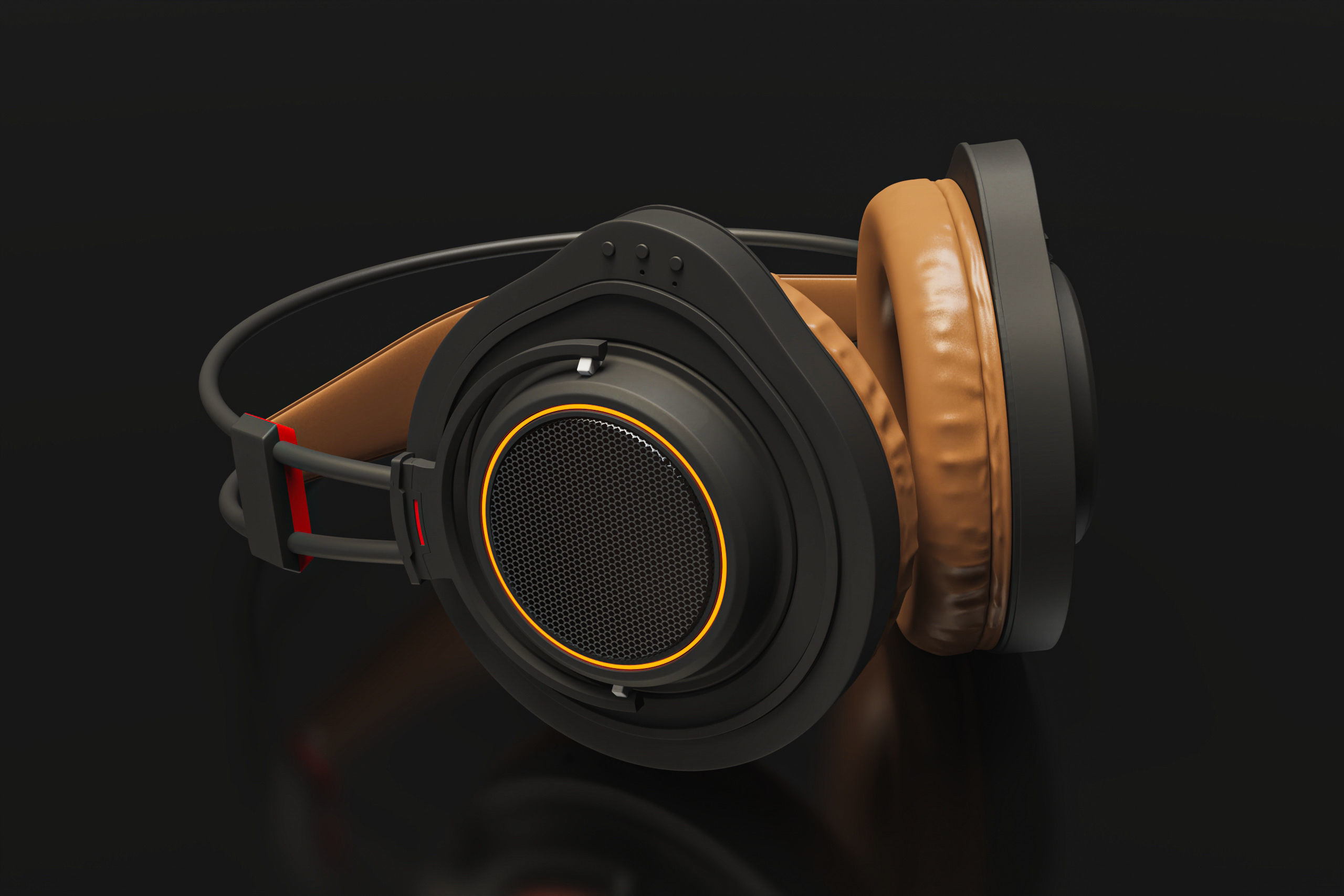 headphone design 3D model_1