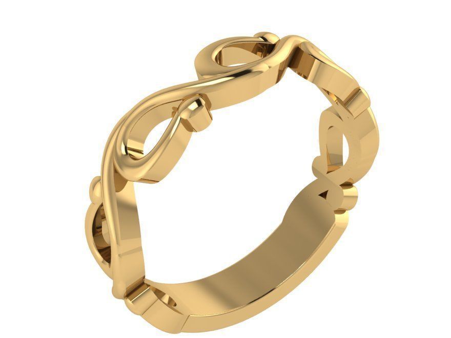 Ornamental Ring 0122 3D print model_1