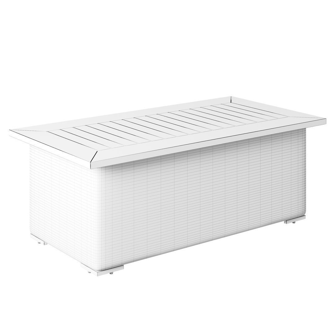 OVE Denver 4 pieces Conversation Set Table 3D model_5