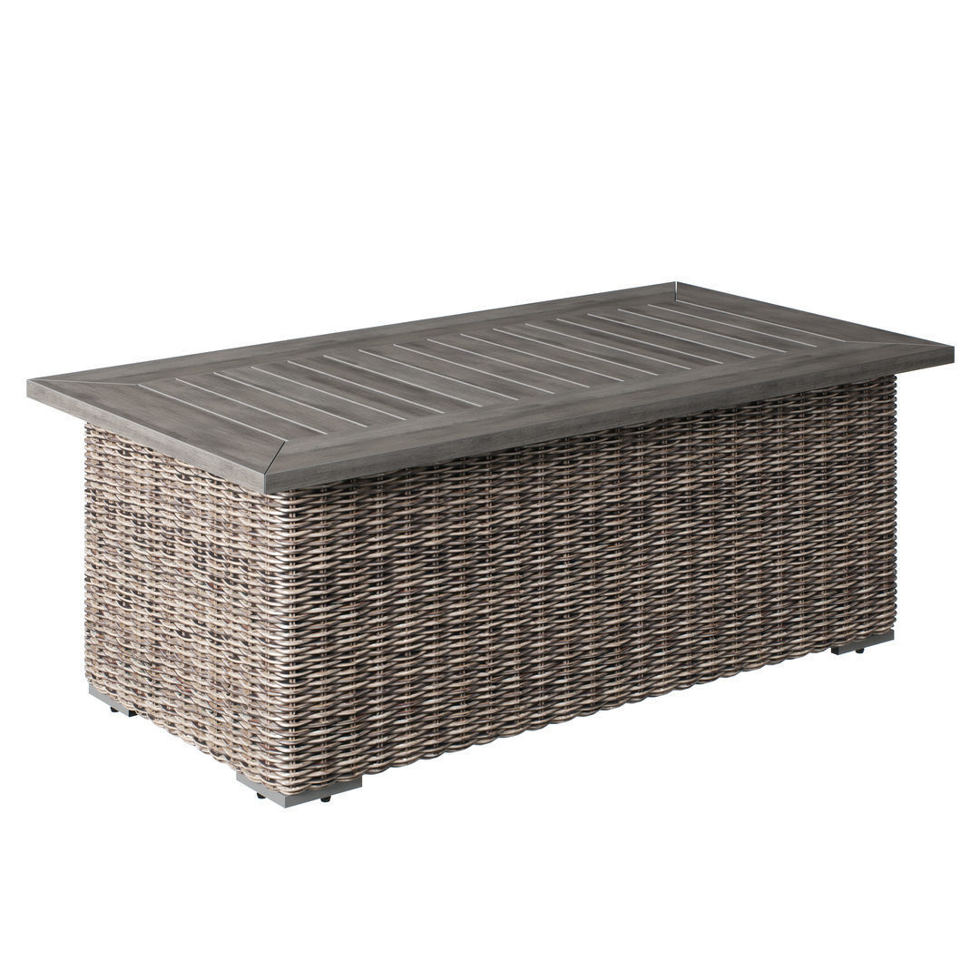 OVE Denver 4 pieces Conversation Set Table 3D model_4