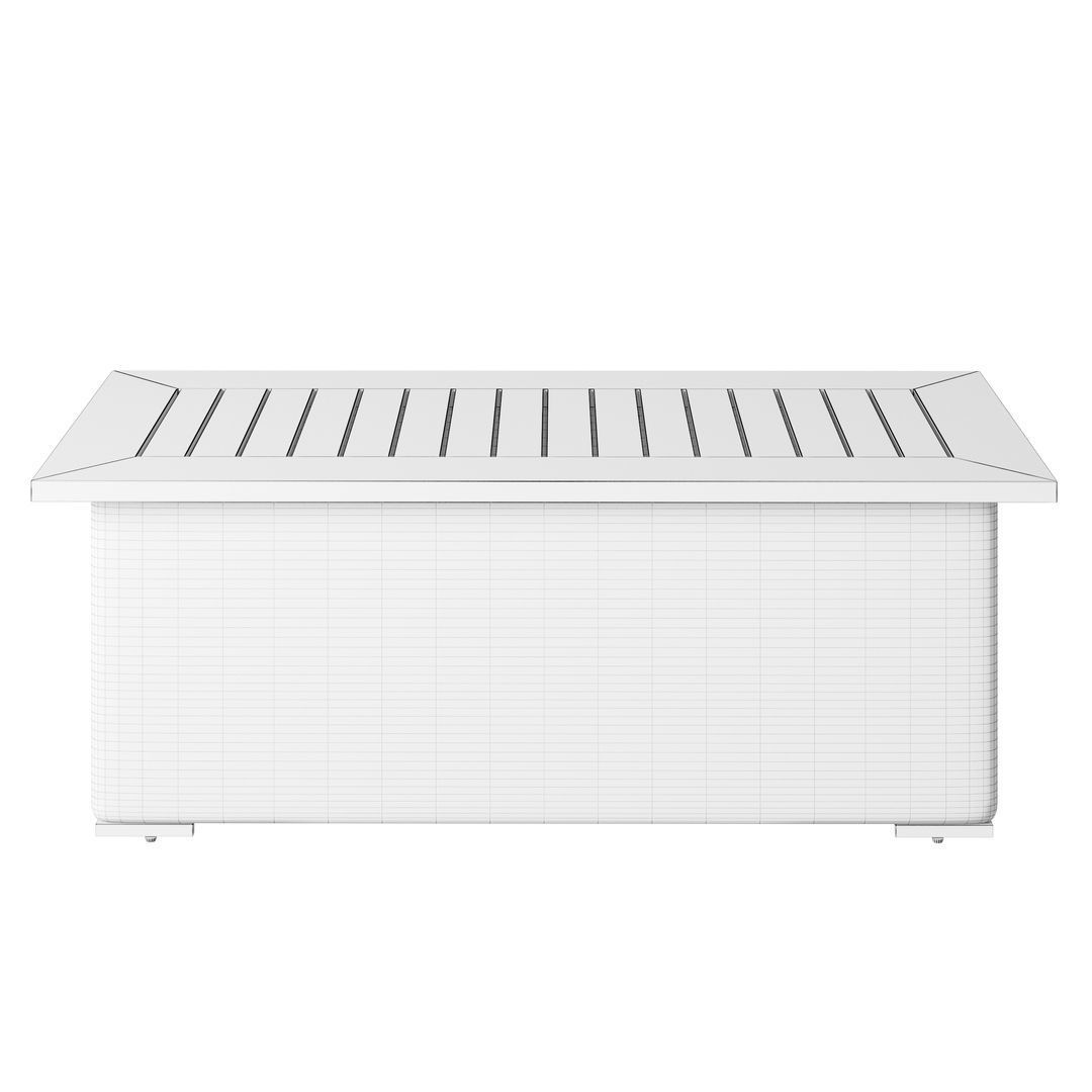 OVE Denver 4 pieces Conversation Set Table 3D model_3