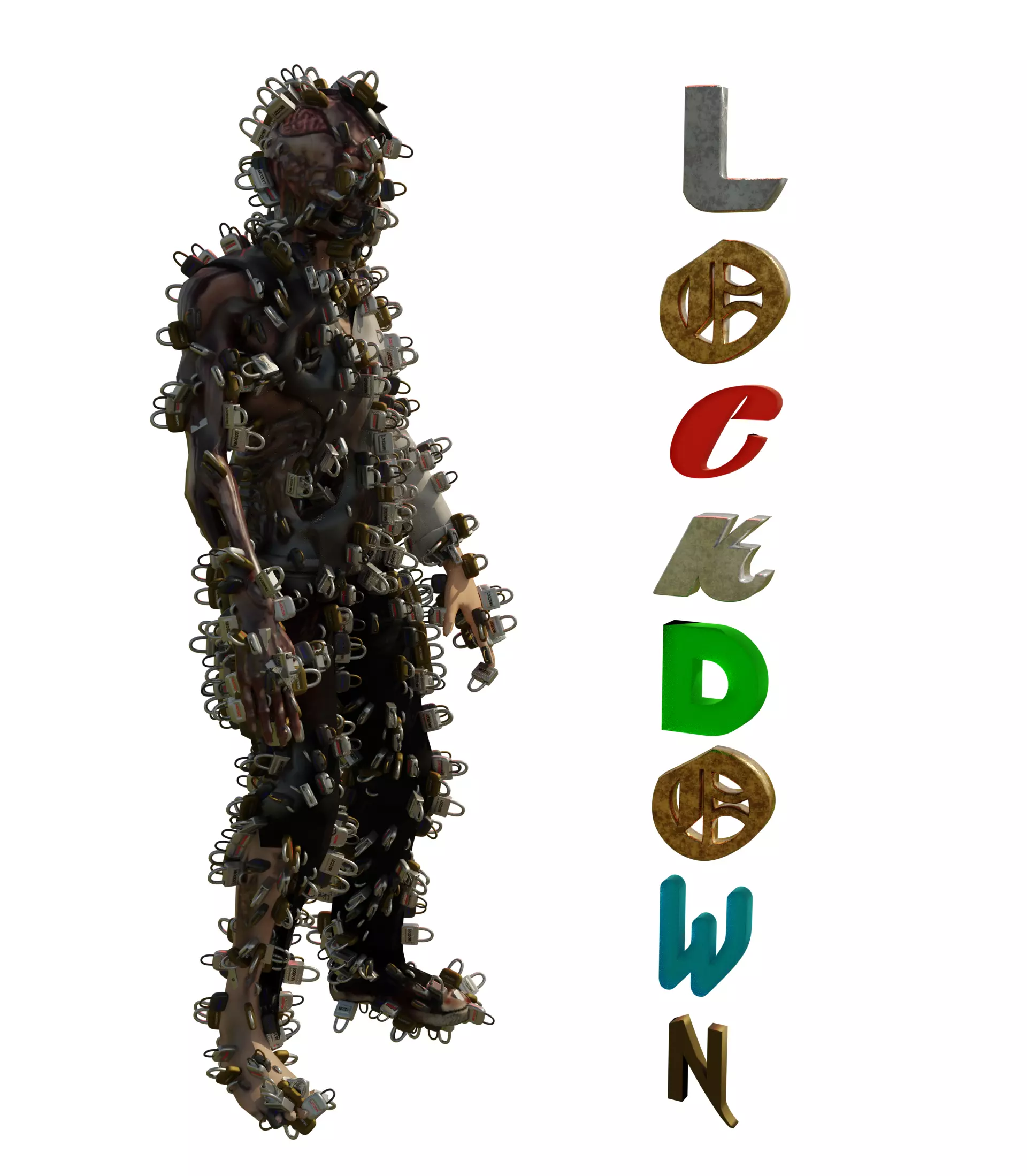 Lockdown Free low-poly 3D model