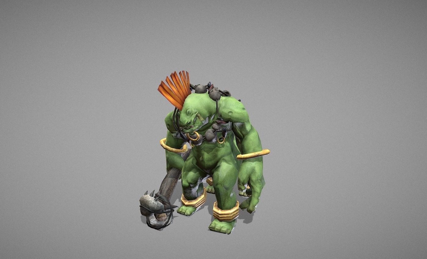 Chieftain Myth Low-poly 3D model_11