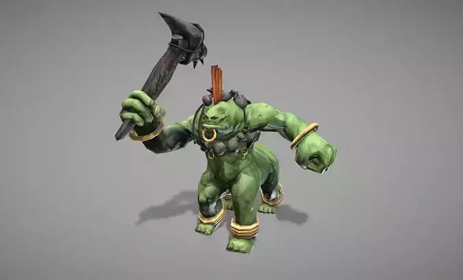 Chieftain Myth Low-poly 3D model