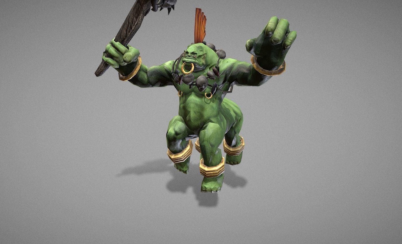 Chieftain Myth Low-poly 3D model_9