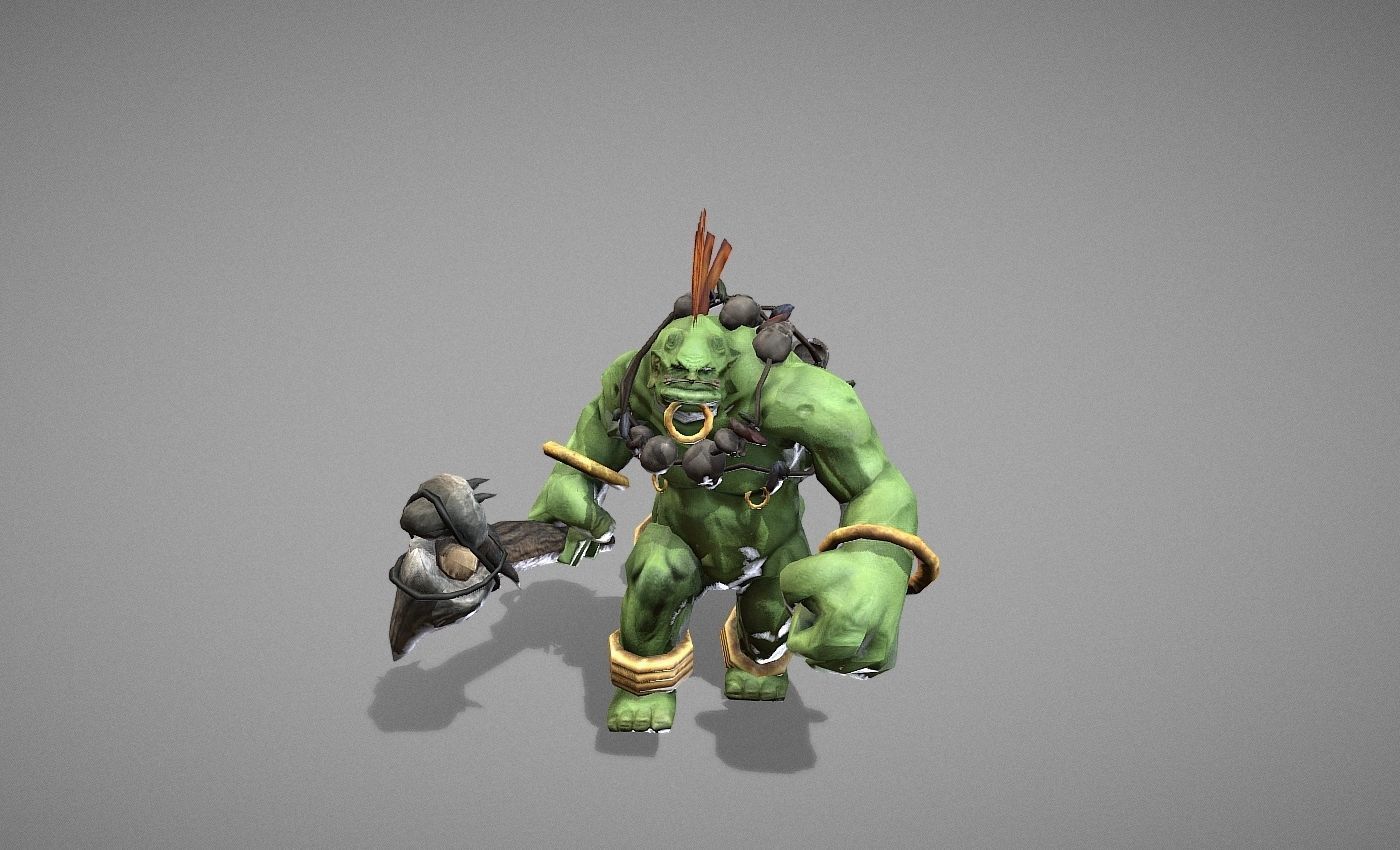 Chieftain Myth Low-poly 3D model_20