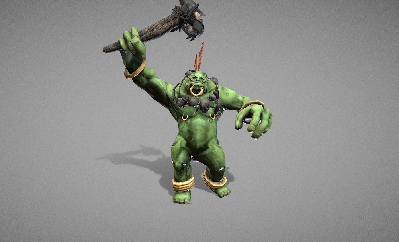 Chieftain Myth Low-poly 3D model_23