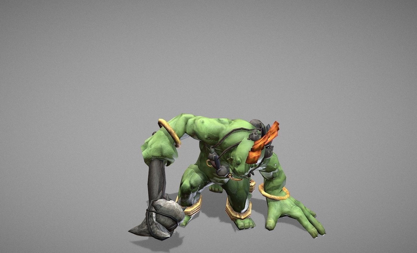 Chieftain Myth Low-poly 3D model_12