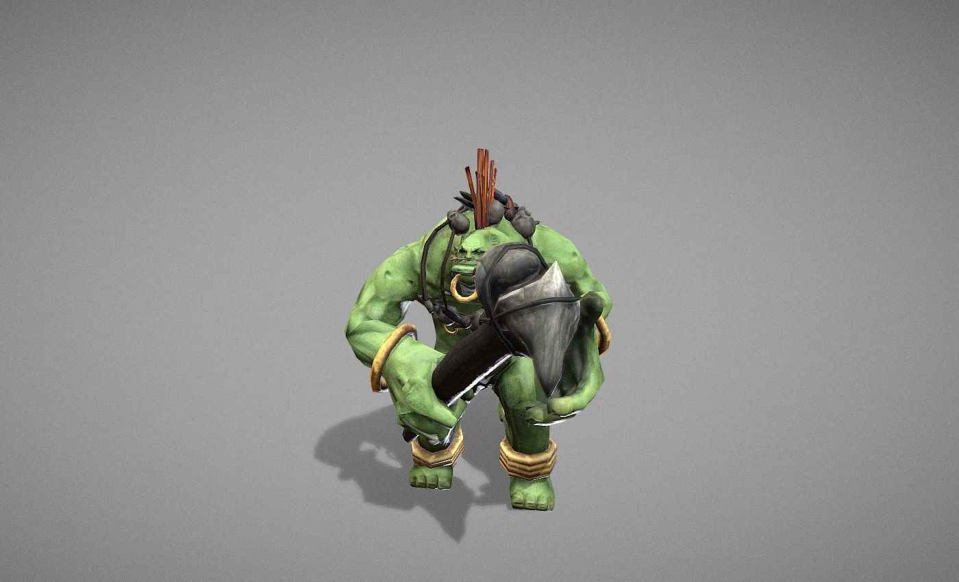 Chieftain Myth Low-poly 3D model_18