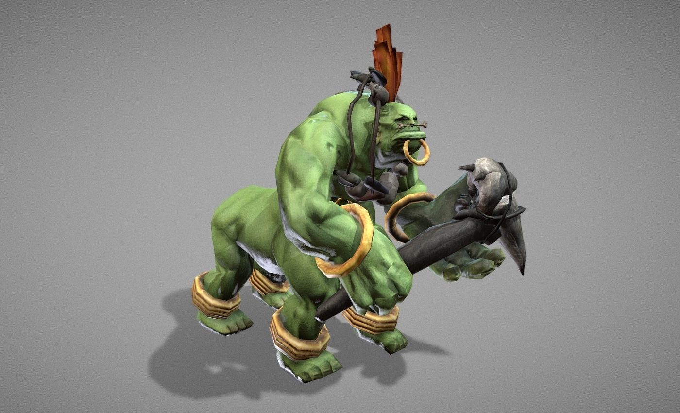 Chieftain Myth Low-poly 3D model_24