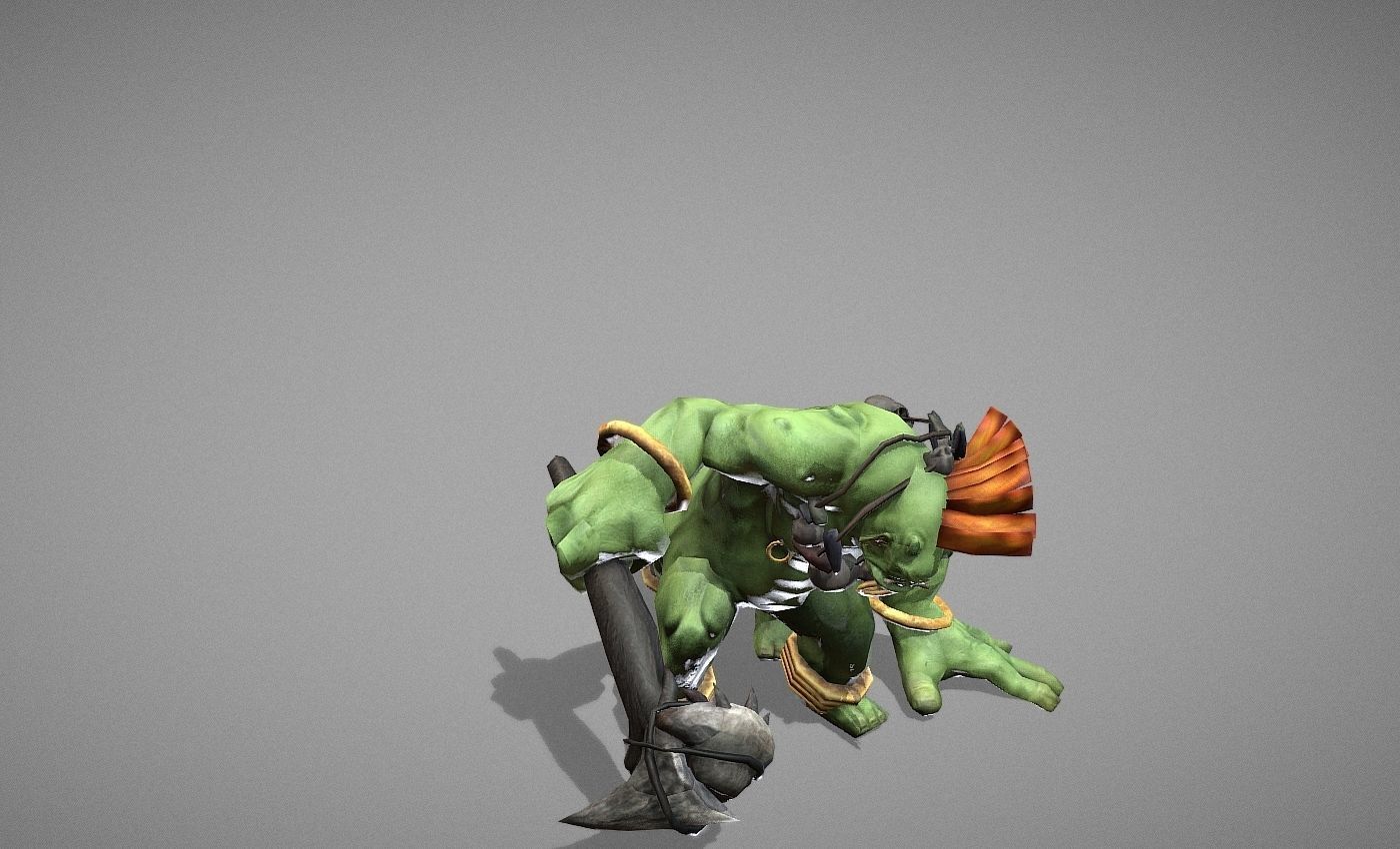 Chieftain Myth Low-poly 3D model_19