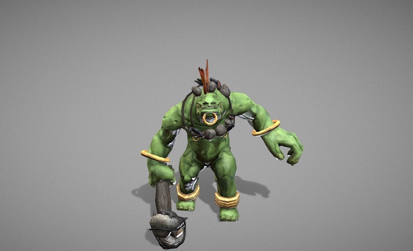 Chieftain Myth Low-poly 3D model_17