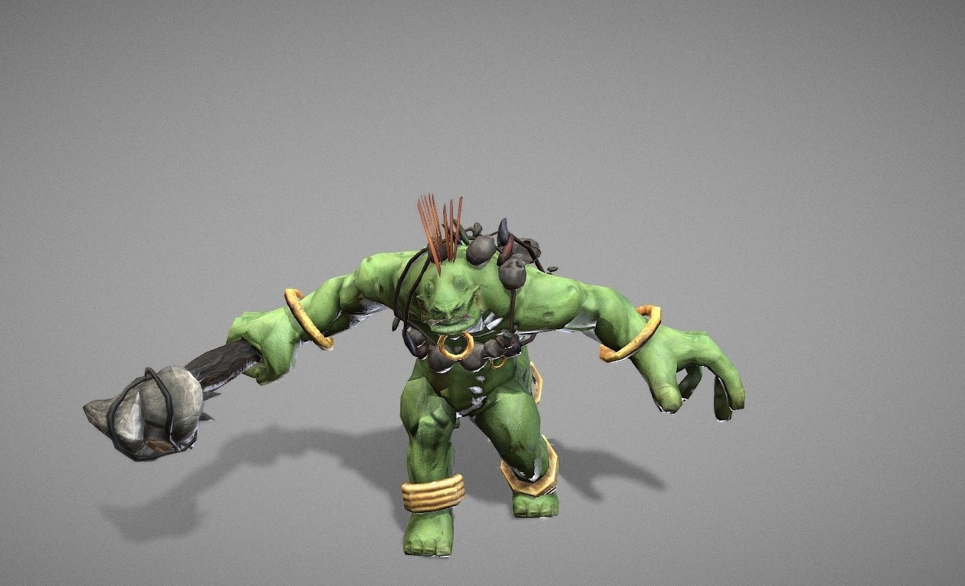 Chieftain Myth Low-poly 3D model_21