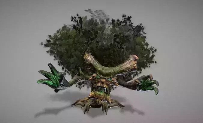 Ent Chieftain Myth Low-poly 3D model
