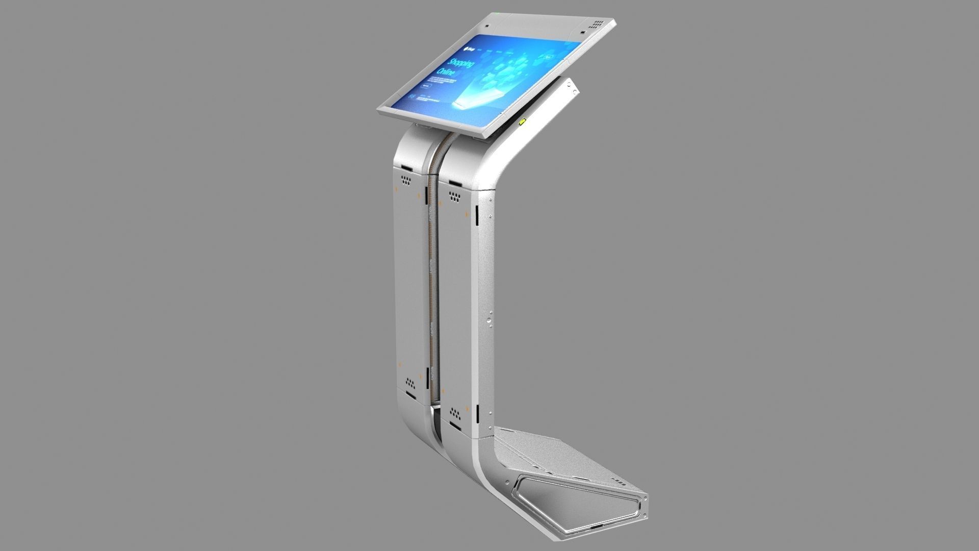 Sci-fi Terminal2 Low-poly 3D model_3