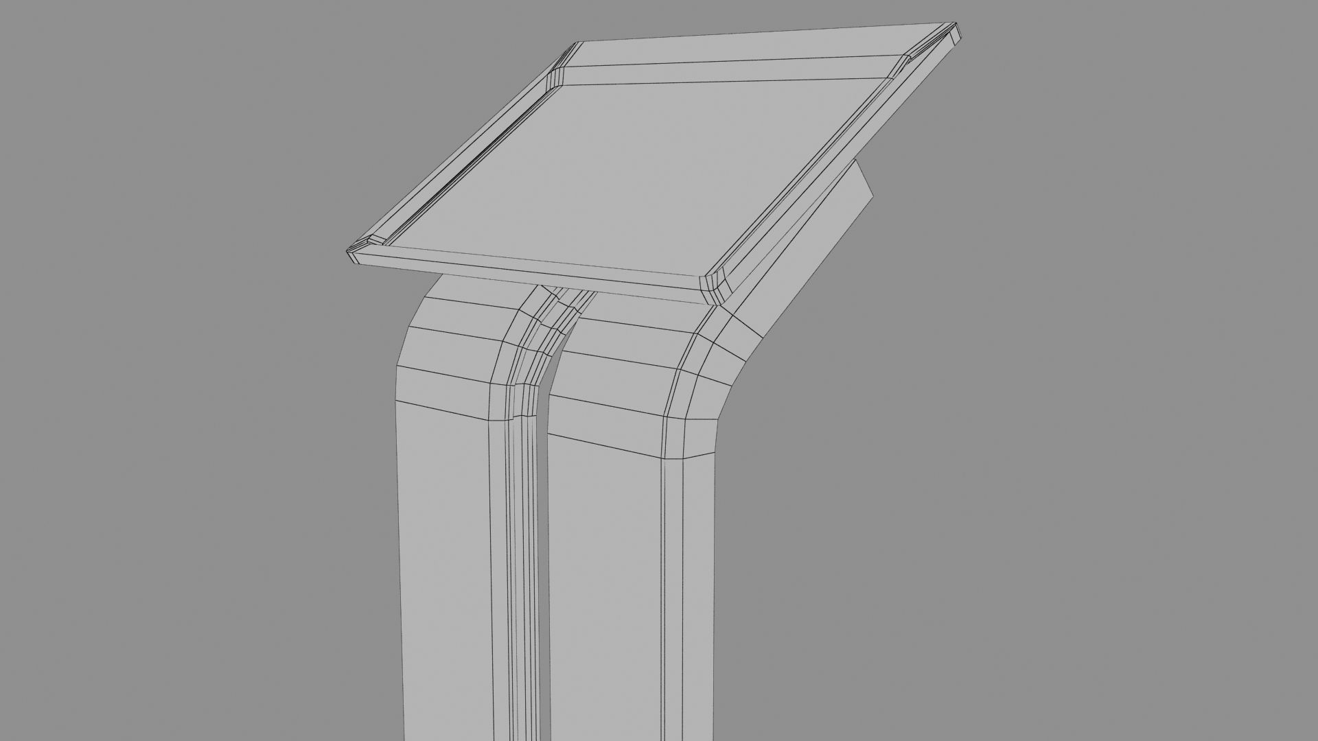 Sci-fi Terminal2 Low-poly 3D model_39