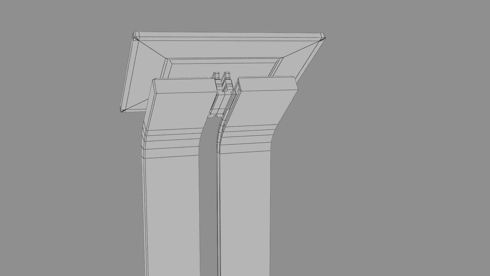 Sci-fi Terminal2 Low-poly 3D model_40