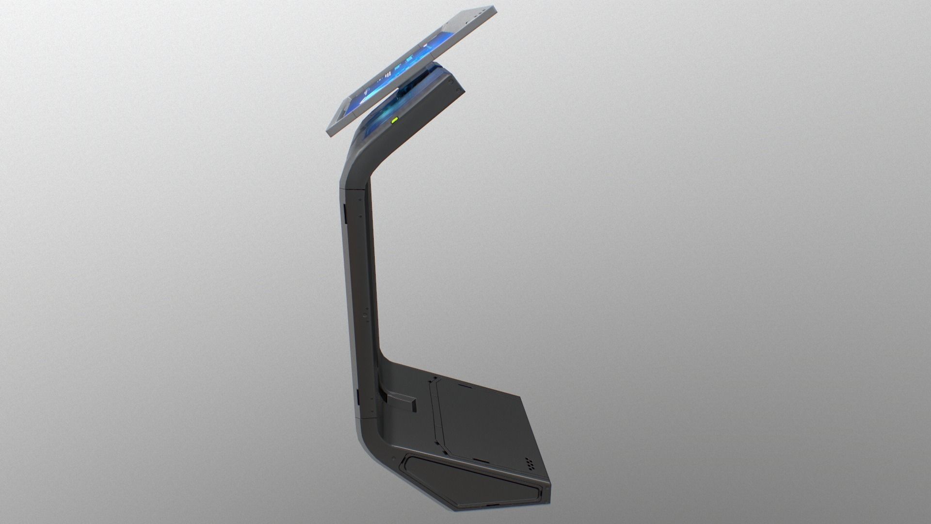 Sci-fi Terminal2 Low-poly 3D model_16