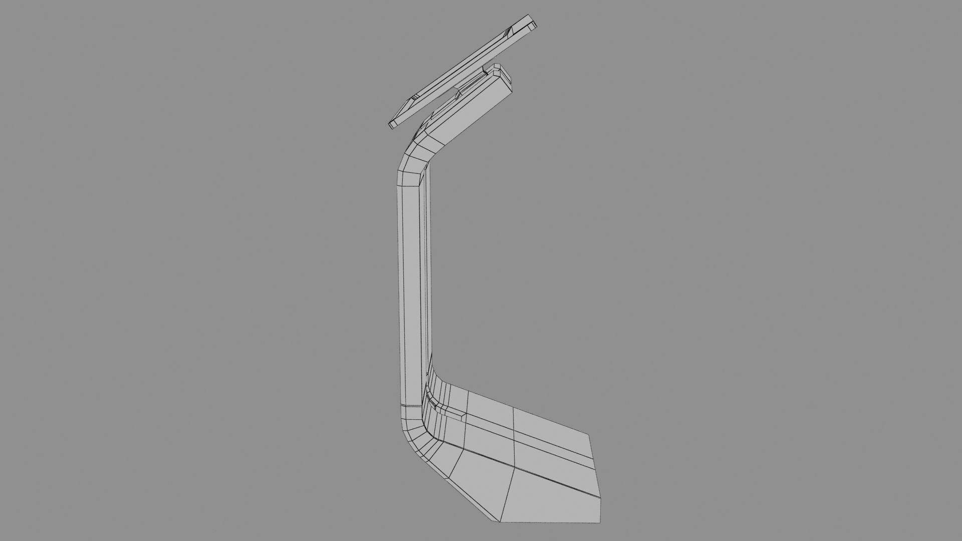 Sci-fi Terminal2 Low-poly 3D model_32
