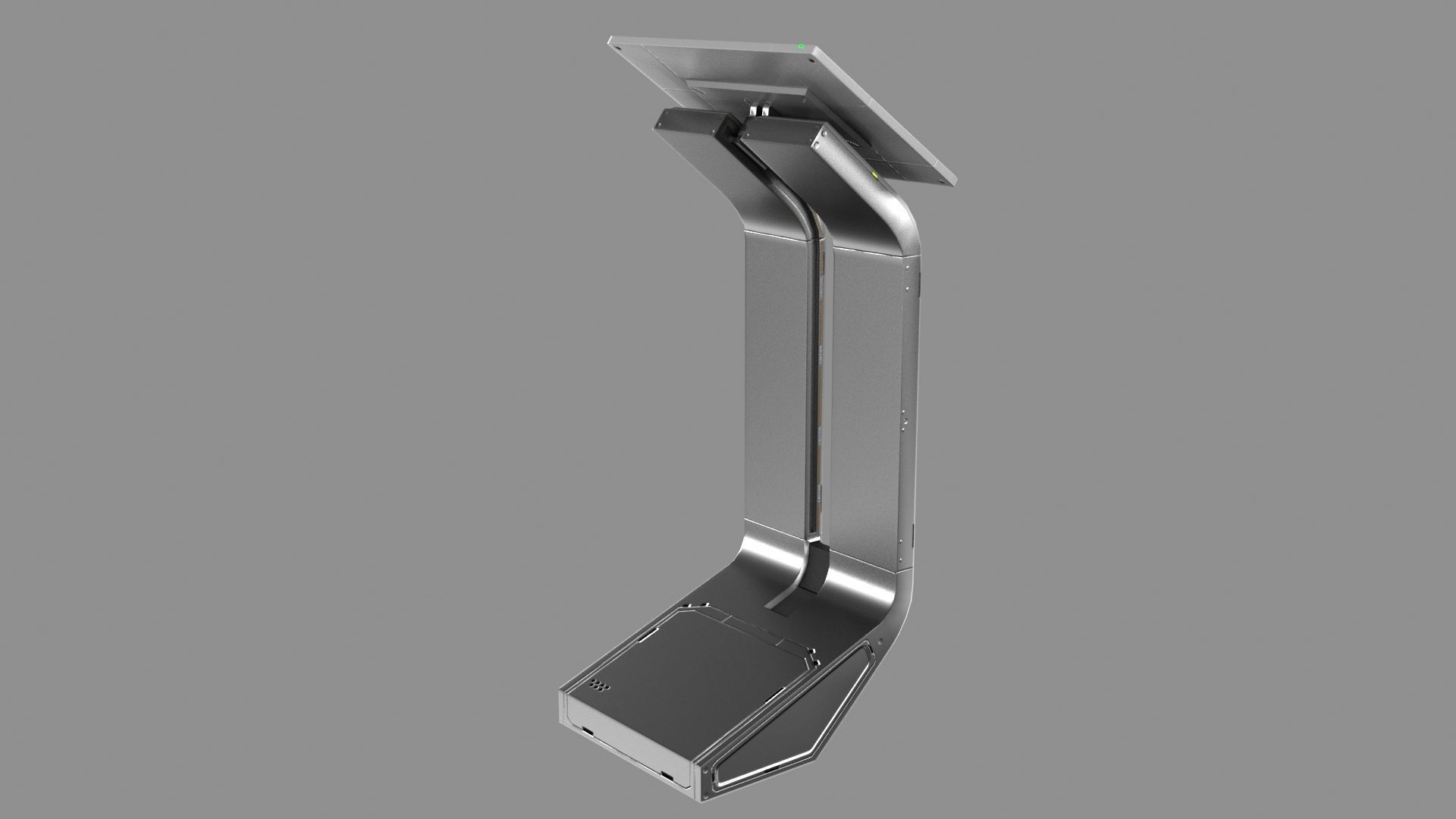 Sci-fi Terminal2 Low-poly 3D model_6