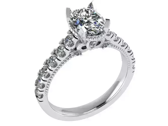 Oval Diamond Ring 0133