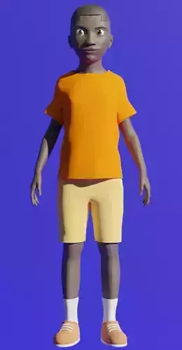 Cute Naughty Afro Boy