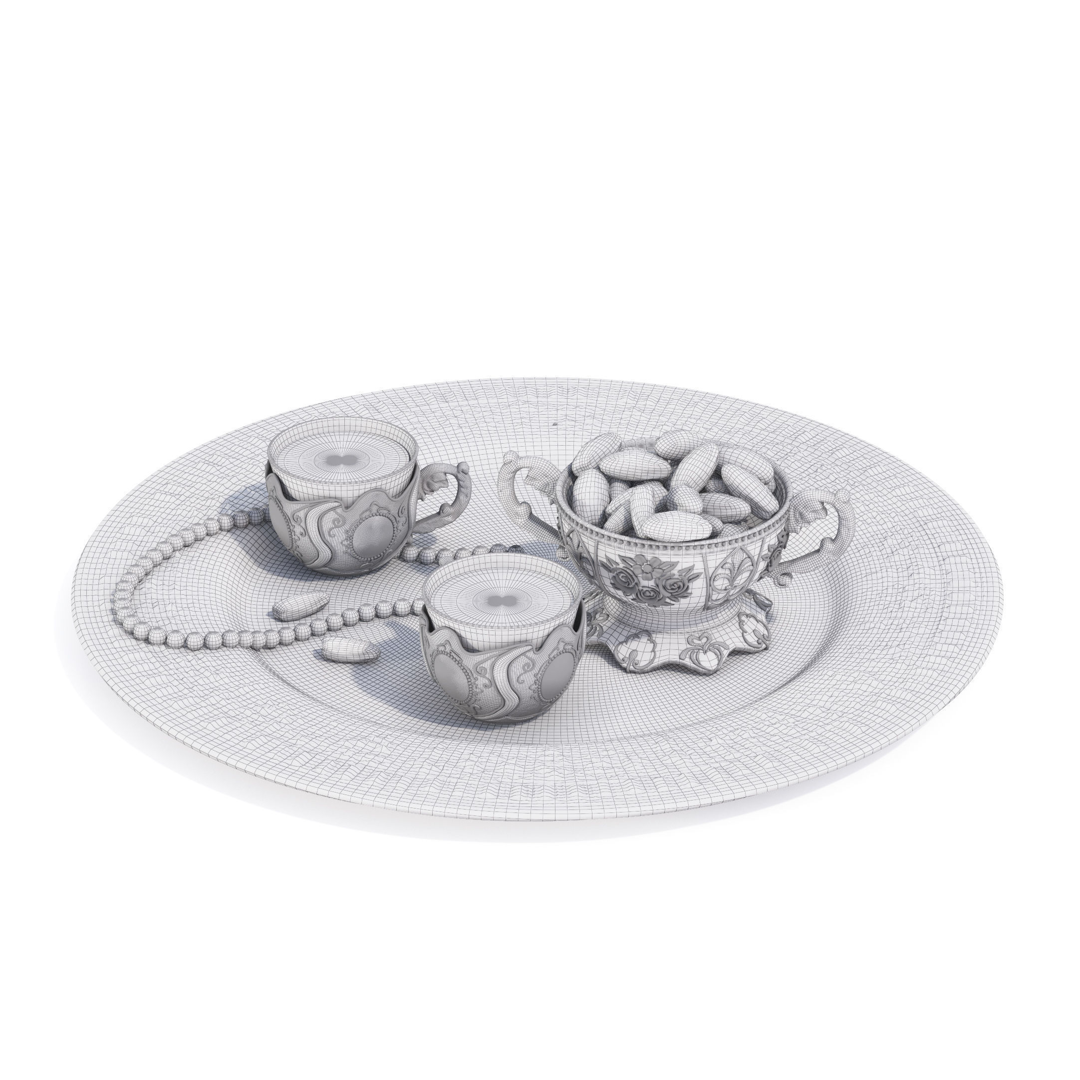 Arabian Accessories Set 3D model_6