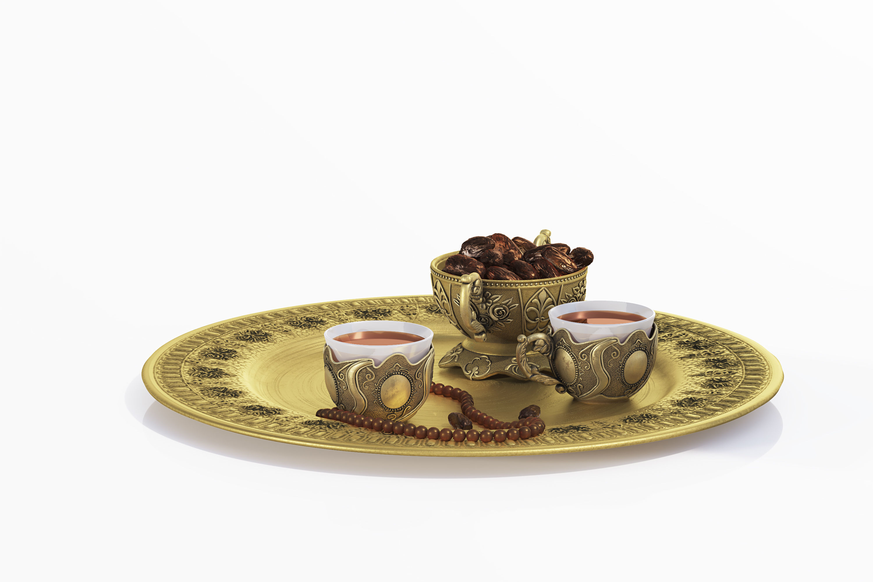 Arabian Accessories Set 3D model_3
