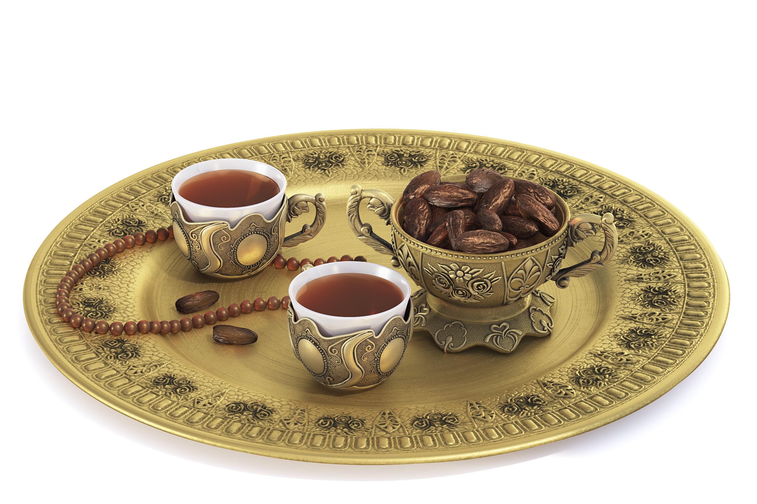 Arabian Accessories Set 3D model_4