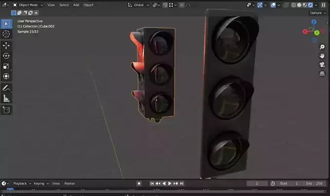 Traffic light 3D
