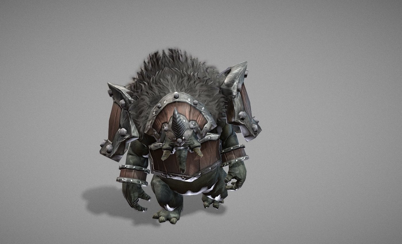 Gigantes Myth Low-poly 3D model_8