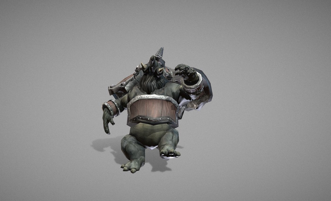 Gigantes Myth Low-poly 3D model_13