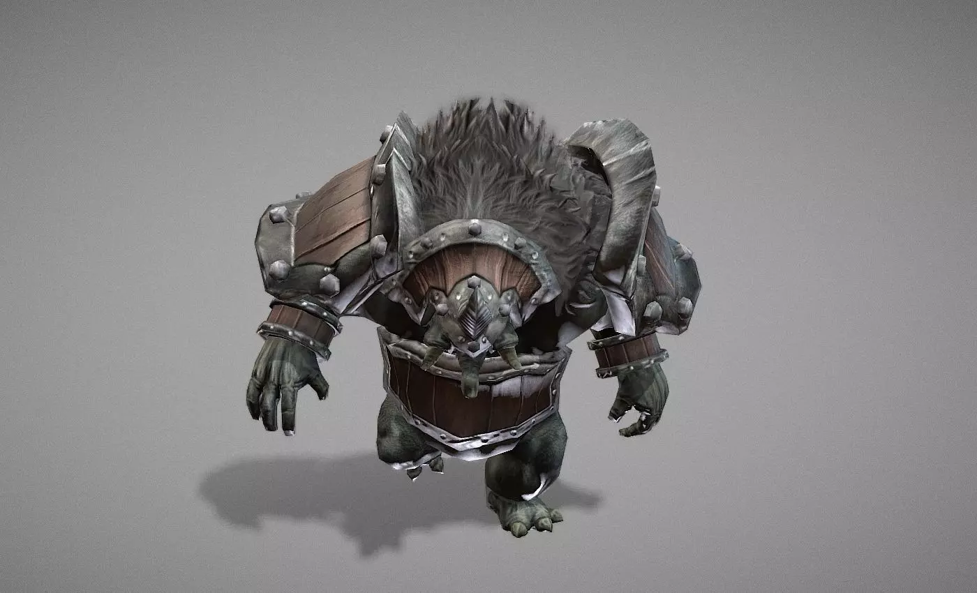 Gigantes Myth Low-poly 3D model_0