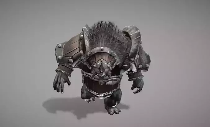 Gigantes Myth Low-poly 3D model