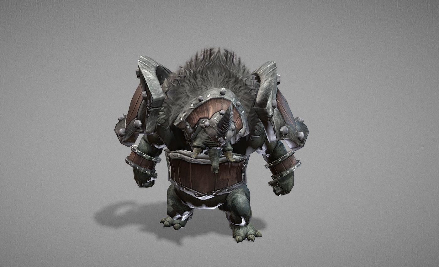 Gigantes Myth Low-poly 3D model_11