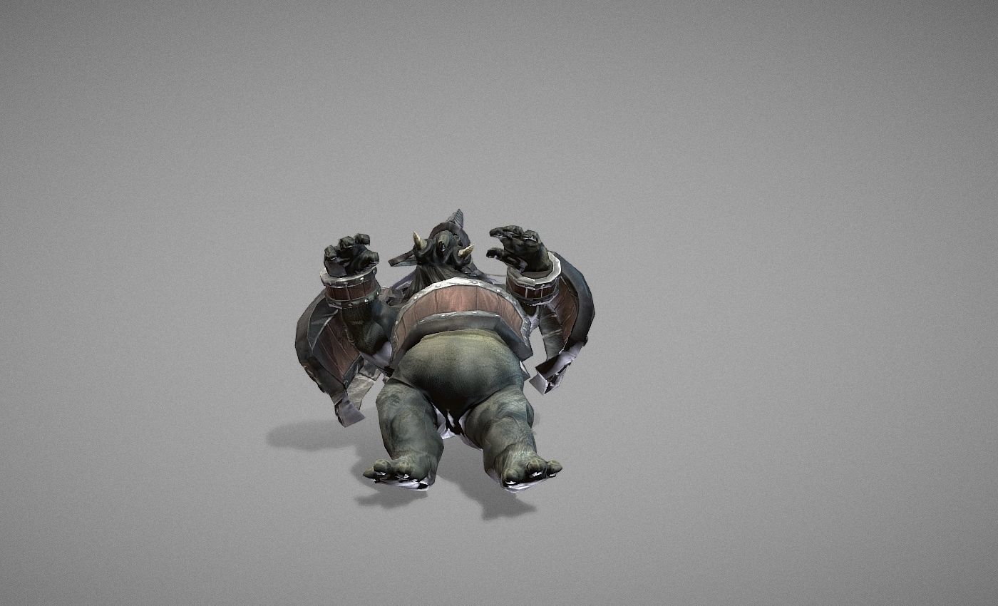 Gigantes Myth Low-poly 3D model_23