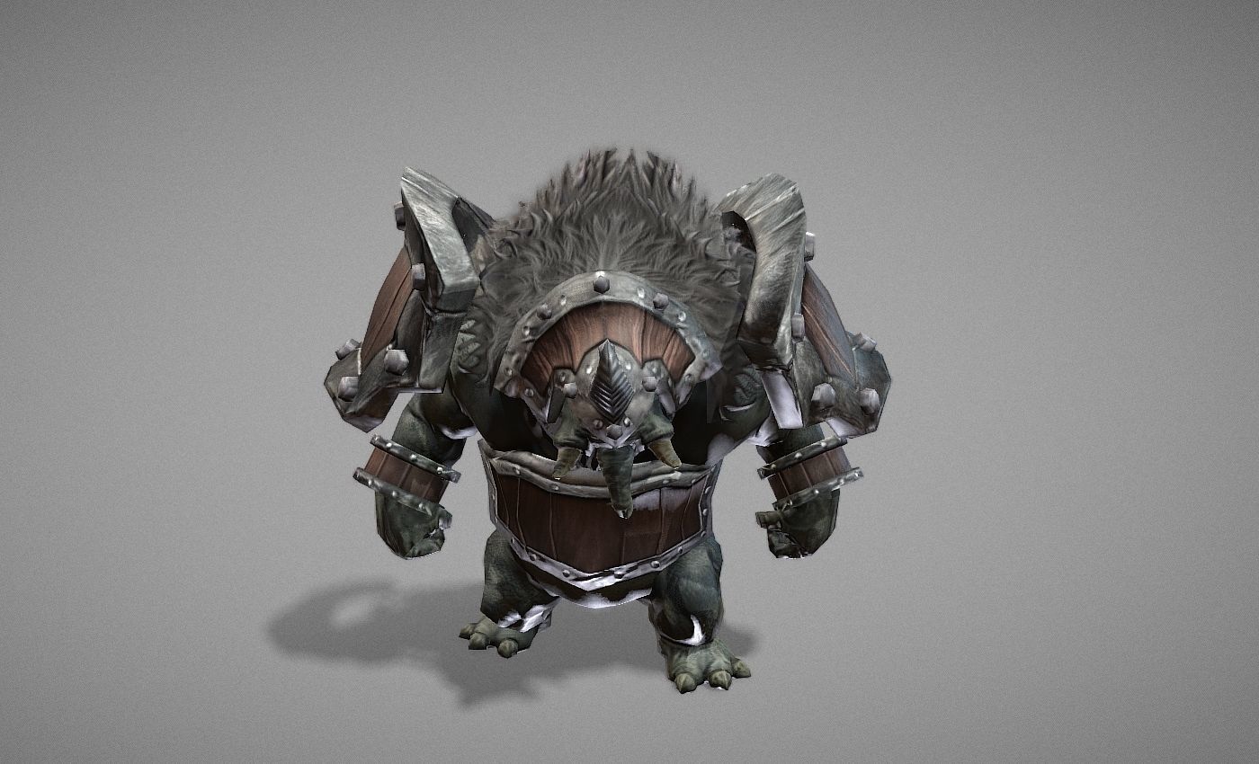 Gigantes Myth Low-poly 3D model_22