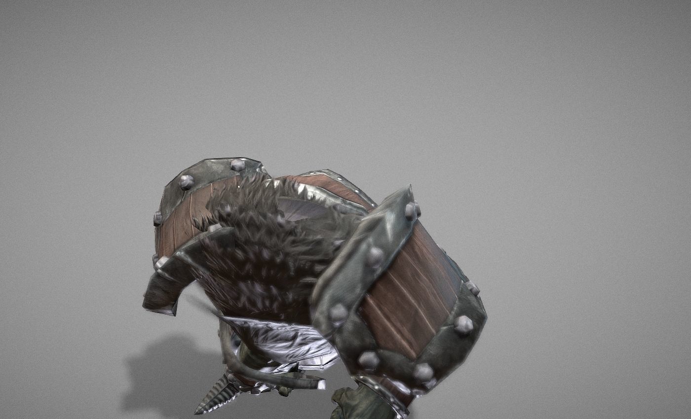 Gigantes Myth Low-poly 3D model_9