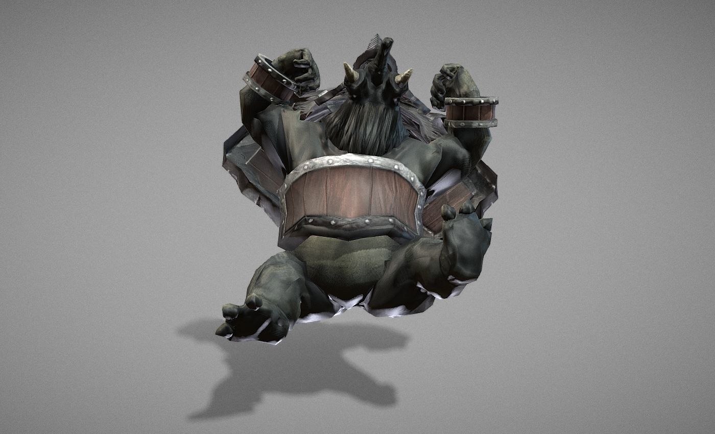 Gigantes Myth Low-poly 3D model_20
