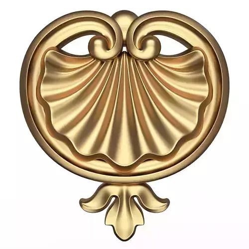Shell Carved 06 Low-poly 3D model